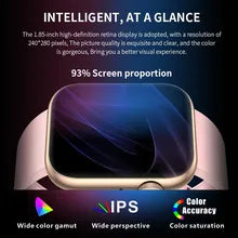 LIGE-Full Touch Screen Smart Watch para mulheres, Bluetooth Call, relógios impermeáveis, Sport Fitness Tracker, Smartwatch