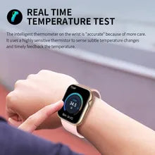 LIGE-Full Touch Screen Smart Watch para mulheres, Bluetooth Call, relógios impermeáveis, Sport Fitness Tracker, Smartwatch